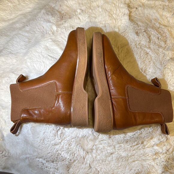 Madewell The Camryn Chelsea Boot in Leather English Saddle Size 8.5 - Picture 4 of 8